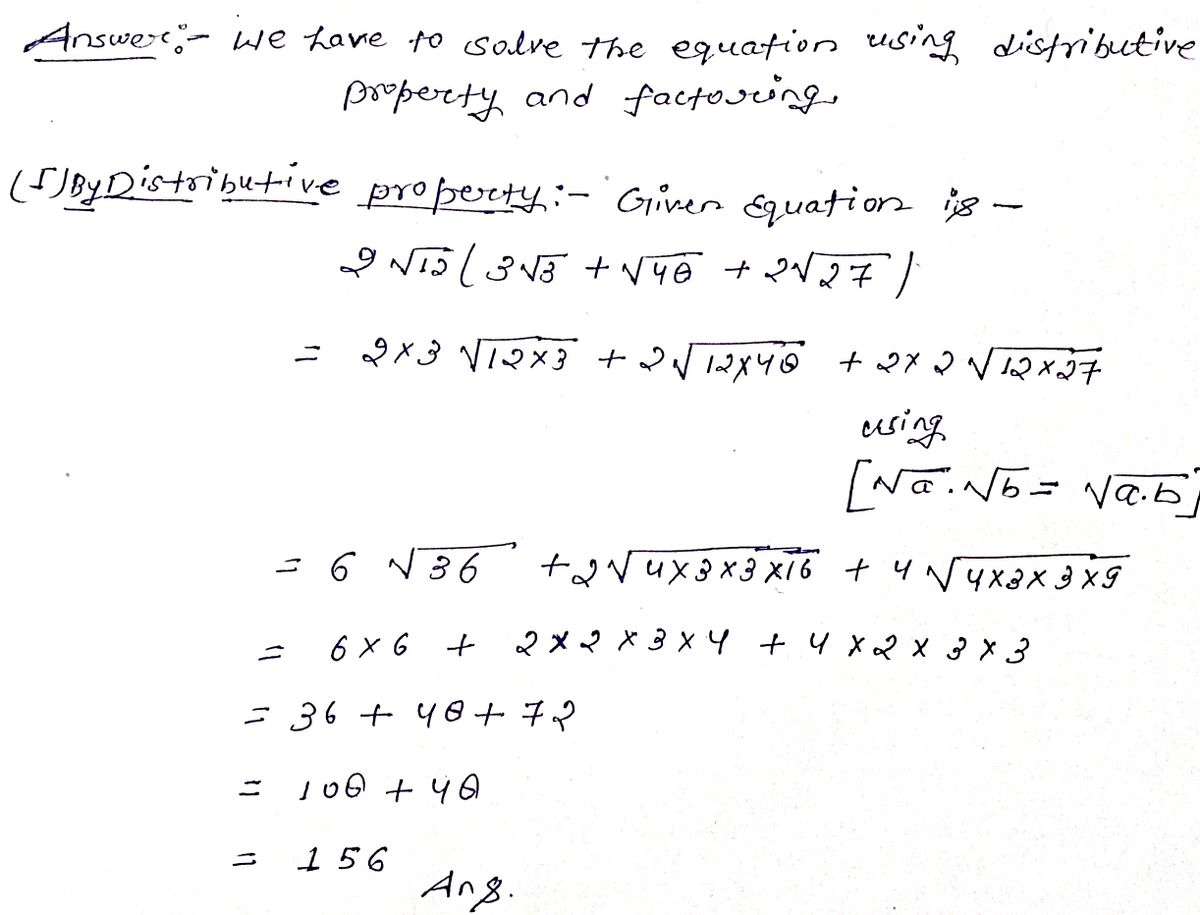 Algebra homework question answer, step 1, image 1